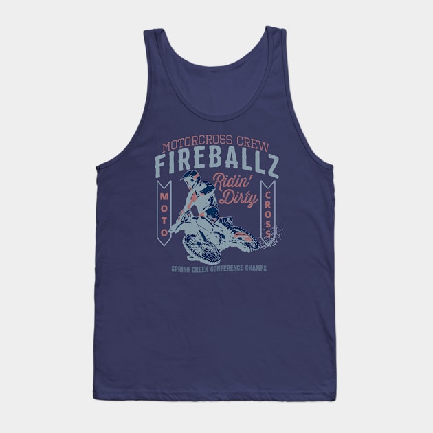 Fireballz Motocross Tank Top by spicoli13